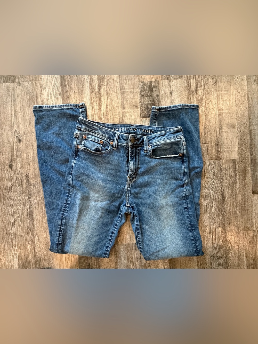 American Eagle Outfitters Men’s Medium Blue Slim Straight Jeans